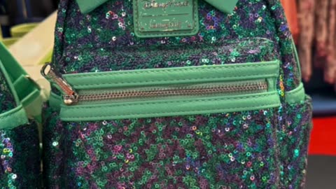 Disney Parks Loungefly Turquoise Sparkle Backpack #shorts