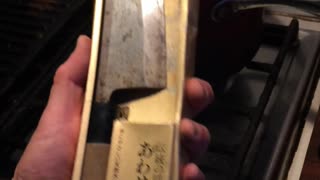 Sharpening a Japanese DEBA Kitchen Knife
