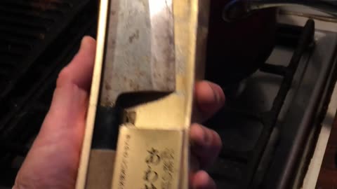 Sharpening a Japanese DEBA Kitchen Knife