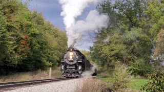 Fort Wayne Railroad Historical Society's Nickel Plate Road No. 765 (2-8-4) huff and puff!