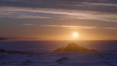 Relaxing Music and Video. Beautiful scenes of the sunrise