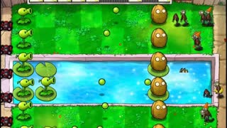 Plants vs Zombies Aventura Piscina Nivel 3 5