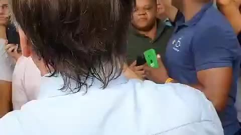 Bolsonaro em Santos apoia Rosana Valle