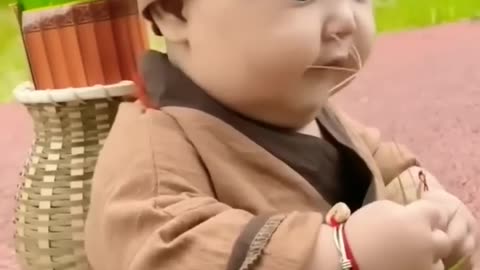 Cute Baby Smile And Laughing