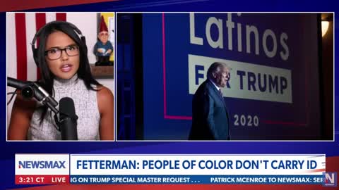 Savanah Hernandez reacts to Fetterman claiming "people of color are less likely to have their ID"