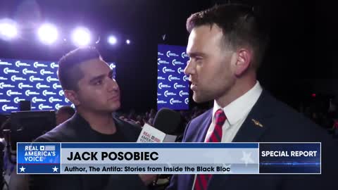 Drew Hernandez With Jack Posobiec At TPUSA Rally To Protect Our Elections