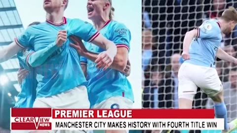 MANCHESTER CITY MAKES HISTORY WITH FOURTH TITLE WIN