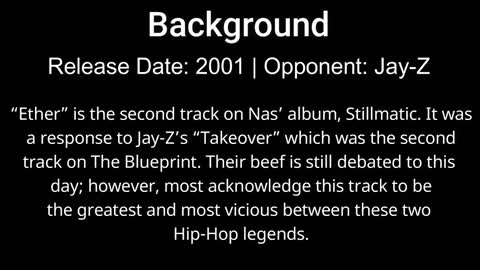Top 10 - Best Diss Tracks Of All Time (With Lyrics)