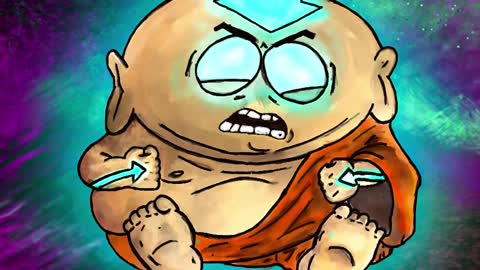 Cartman the Last Air Bender. Screw you guys, I'm going home... for 100 years.