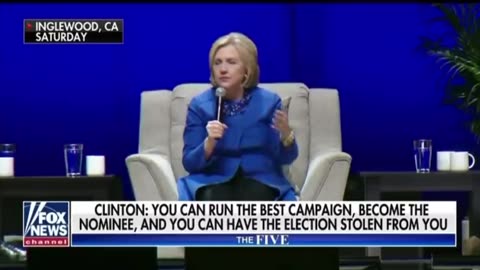 USA: Hillary says the election was 'stolen from her'!