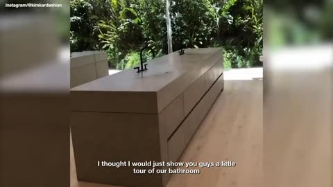 MTV Celeb Kim Kardashian Gives A Tour Of Her & Kanye West's Unique house |