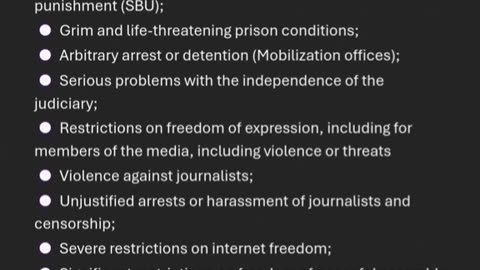 State Department Publish Report On Ukraine Human Rights.