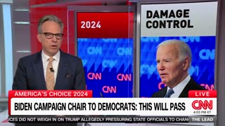 JAKE TAPPER: There is a pattern of Democrat officials trying to convince you not to believe what you saw and what you heard