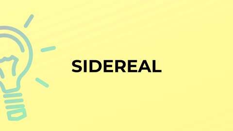 Sidereal