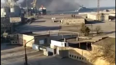 Russian Navy Ship Destroyed