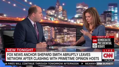 Brian Stelter dishes on Shepard Smith's abrupt exit