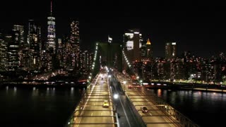 Astonishing Night view of City Captured by Drone