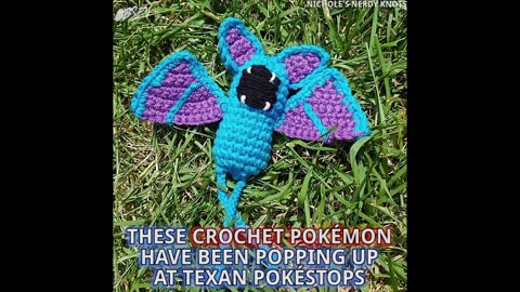 Woman Leaves Surprise Crochet Pokemon At Pokestops