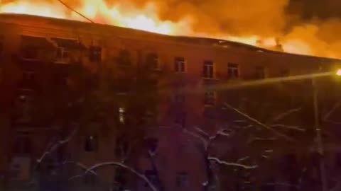 🚨UPDATE: Multiple buildings are on fire in Moscow | Russia
