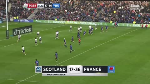 Scotland vs France | 2022 Guinness Six Nations | FULL FINAL SEQUENCE