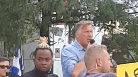 Maxime Bernier Speech at Mpntreal Protest!