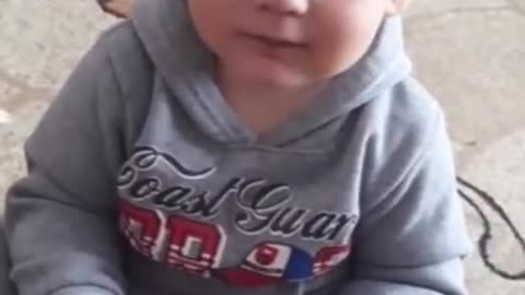 Funny Confusing baby - Cute video Tiktok #1 #shorts