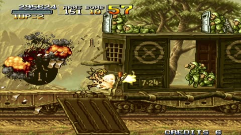 Metal Slug 2 Mission 03 #gamer #retrogaming #arcadegame #metalslug