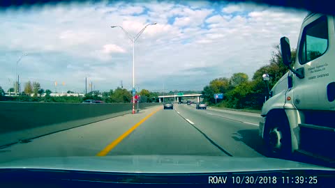 Deer Narrowly Avoids Oncoming Traffic