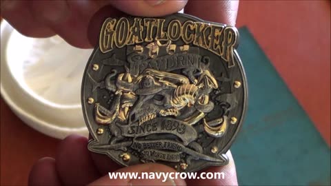 US Navy Chiefs Goat Locker Tavern Collectible Challenge Coin