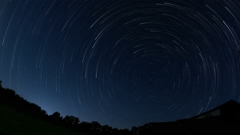 Polaris Star Trails Time Lapse - 06/13/24