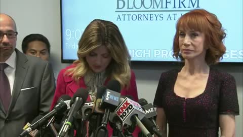 Kathy Griffin News Conference About Picture Of Her Holding The Head
