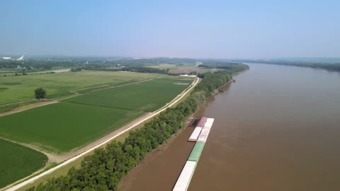 Flight up the South Levee