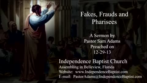 Fakes, Frauds and Pharisees: Beware the Leaven of Hypocrisy