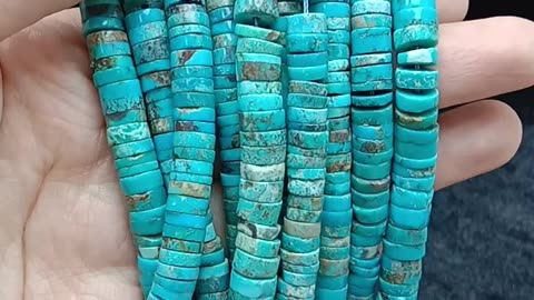 Natural turquoise heishi beads loose beads for Jewelry Making Bracelets Necklace