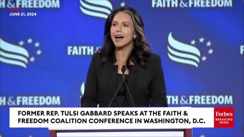 TULSI GABBARD SPEAKS TRUTH at FAITH AND FREEDOM CONFERENCE