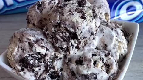 Oreo ice cream at home