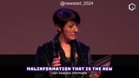 German MEP Christine Anderson: "Let me give you an example for disinformation.