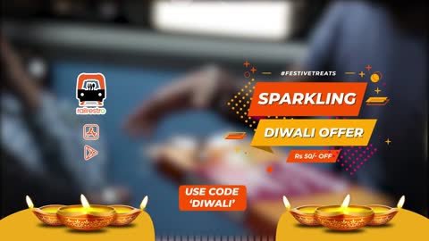 RailRestro Sparkling Diwali Offer | Order Food in Train