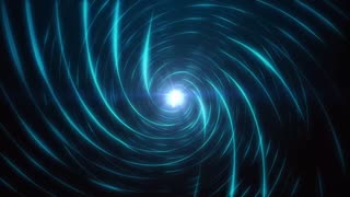 Blue Laser Spiral Loop.Motion Graphic video. Visual Effect video. Motion Backdrop.