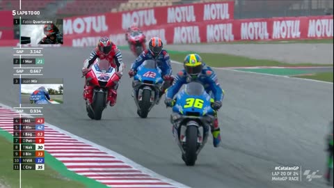 Top 5 MotoGP COMPILATION Moments from the 2020 #CatalanMOTOGP