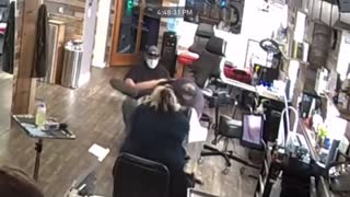 Lady Tumbles to the Floor as Tattoo Table Collapses