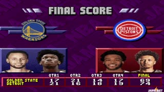 NBA JAM 2K22 Warriors Vs Pistons