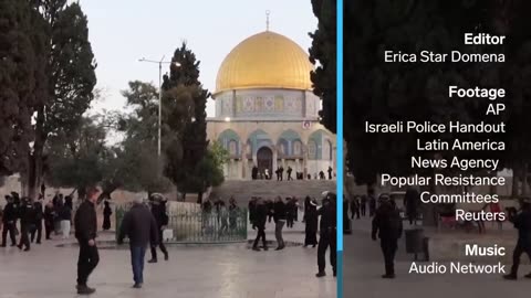 Dramatic Video Shows Israeli Forces Storm Al-Aqsa Mosque
