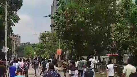 Bangladesh Students Protest's File Footage 13
