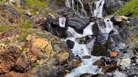 Waterfall in the mountain / Travel in Georgia 🇬🇪