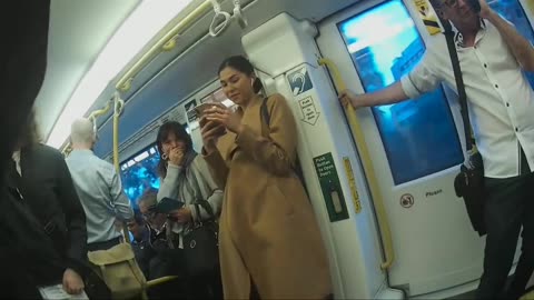 Spreading the Joy On The Train