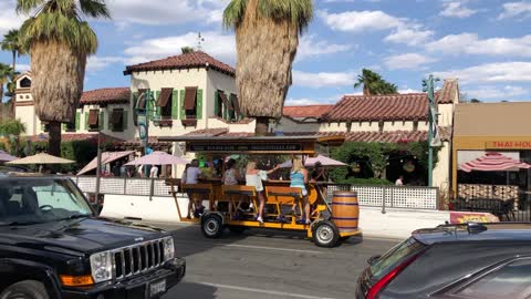 Palm Springs Strip Social Cycle Rolling Happy Hour