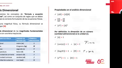 SEMESTRAL VALLEJO 2021 | Semana 01 | Física