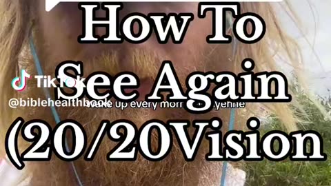 How to See Again 20/20 Vision