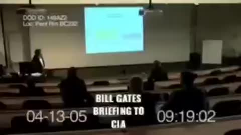 Bill gates briefing the cia